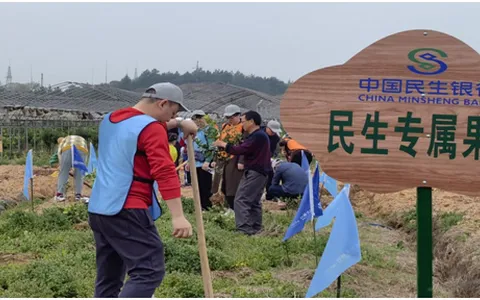民生银行衡阳分行营业部开展“栽种希望 收获幸福” 植树节主题活动