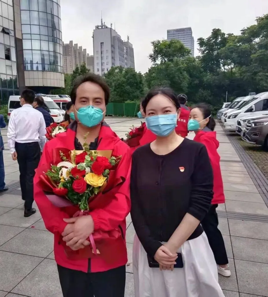 致敬！千里援沪，张笑同志顺利归来!