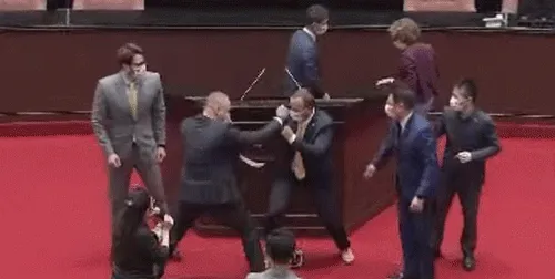法国议员窜访台湾,比了这个手势 法国议员窜访台湾,比了这个手势