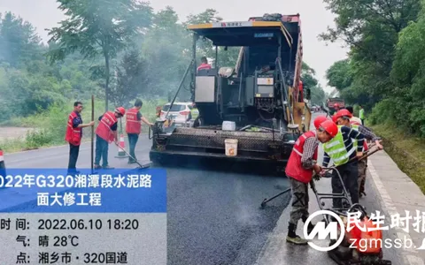 夜以继日，全力以赴！城发建工人奋战在320国道上的日日夜夜
