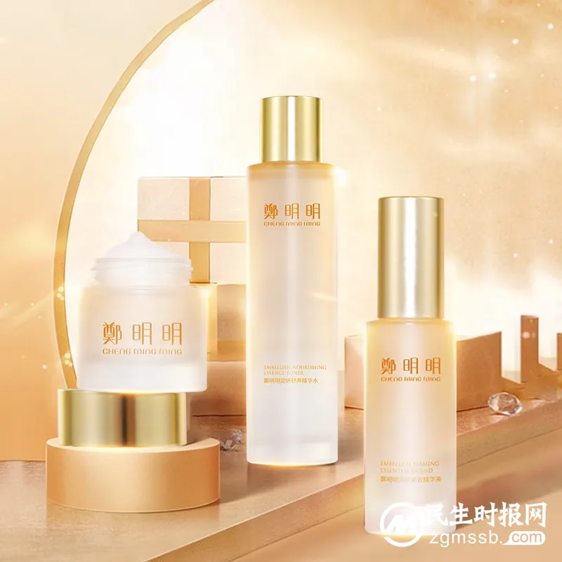 郑明明重磅新品润妍舒养抗皱套组来了！撑起肌肤“抗老盾甲”！