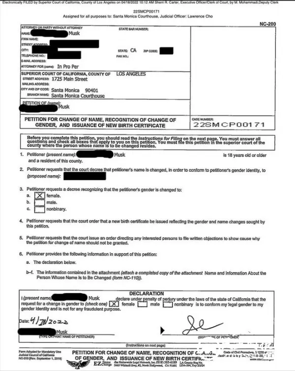 马斯克回应被断绝父子关系!儿子申请改姓换性别:不想和他有关系 马斯克回应被断绝父子关系!儿子申请改姓换性别:不想和他有关系
