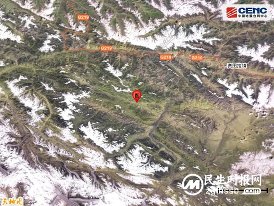 新疆喀什地区叶城县发生3.0级地震 震源深度10千米