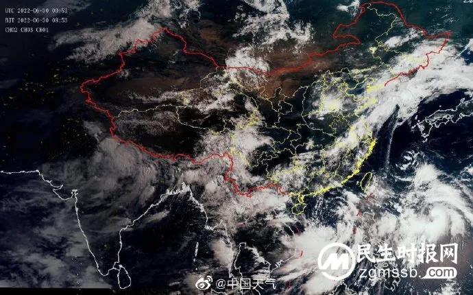 今年第3号台风“暹芭”生成！
