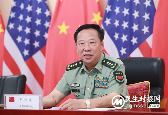李作成与美军参联会主席米莱视频通话