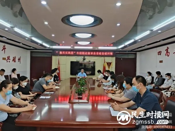 “惠民实践团”市级联动宣讲走进磁县 磁州镇
