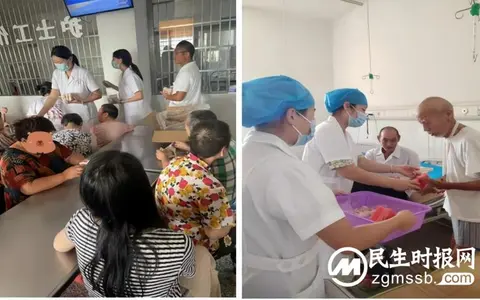 情暖中秋·谭家山镇卫生院全体医护人员为住院患者送月饼赠祝福