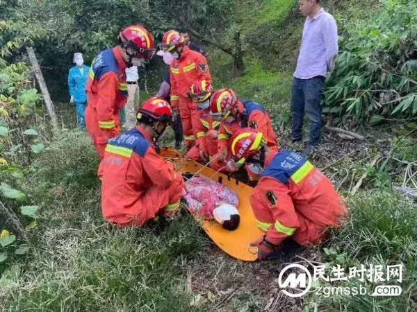 昆明宜良:穿瓜棚、过石桥,快速解救跌坠菜园七旬老人