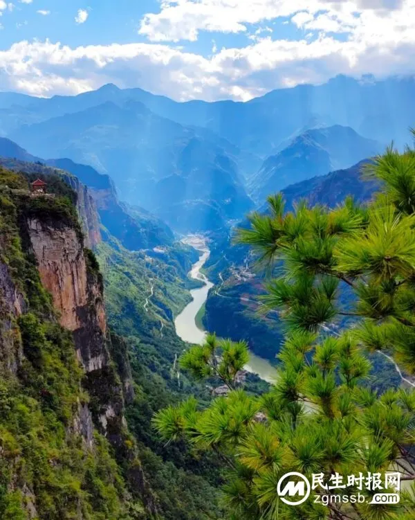 鲁甸乐红秘境地 牛栏江岸数第一