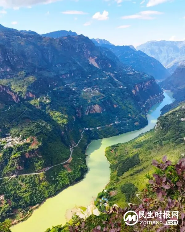 鲁甸乐红秘境地 牛栏江岸数第一