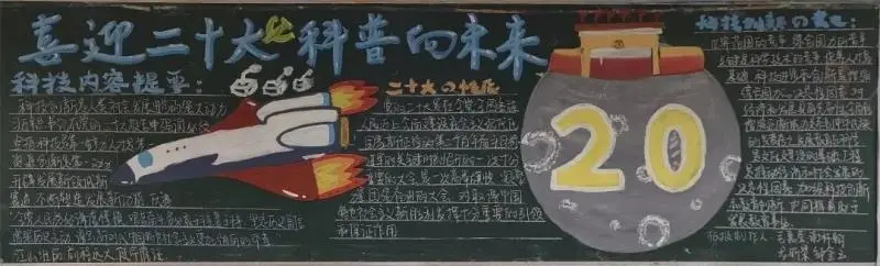 喜迎二十大，科普向未来——科技节黑板报评选结果