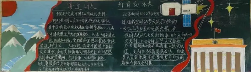 喜迎二十大，科普向未来——科技节黑板报评选结果