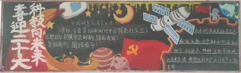喜迎二十大，科普向未来——科技节黑板报评选结果