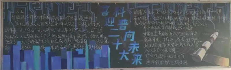 喜迎二十大，科普向未来——科技节黑板报评选结果