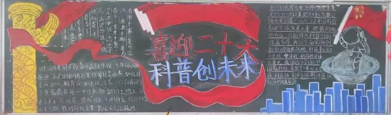 喜迎二十大，科普向未来——科技节黑板报评选结果