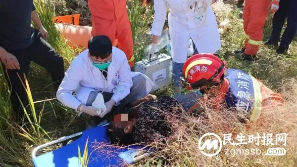 19米深井！ 消防救援人员连救3人