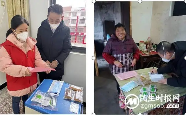 湘潭县云湖桥镇卫生院医务志愿者发放防疫健康包 为群众健康保驾护航
