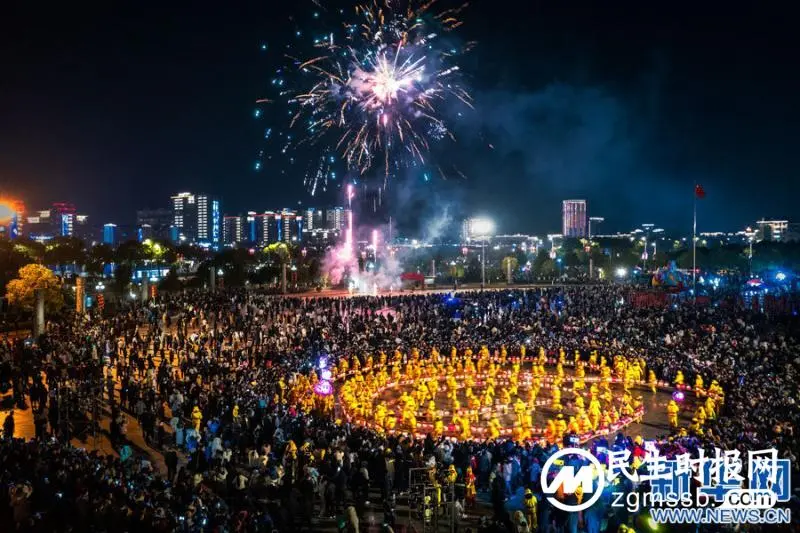 江西广昌:舞桥灯 贺新春 让传统年俗火出圈 江西广昌:舞桥灯 贺新春 让传统年俗火出圈