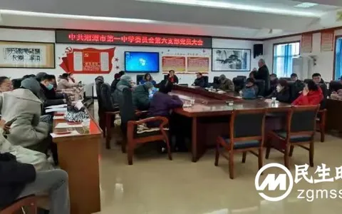 新班子展现新气象，新思路描绘新蓝图|中共湘潭市第一中学委员会第六支部召开换届选举党员大会