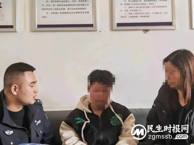 因换发型少年负气出走，民警耐心寻回并解心结