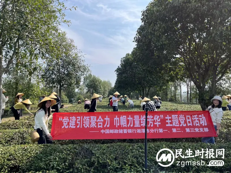 邮储银行湘潭市分行机关党支部开展“党建引领聚合力 巾帼力量绽芳华”主题党日活动