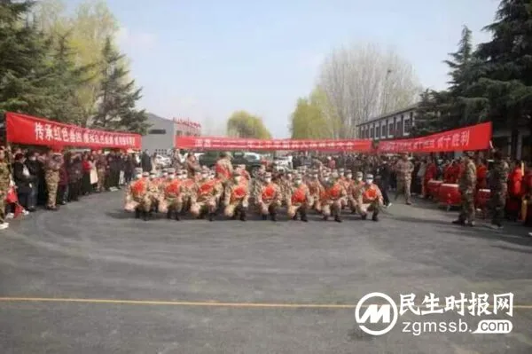 三月送新兵  戎装踏征程