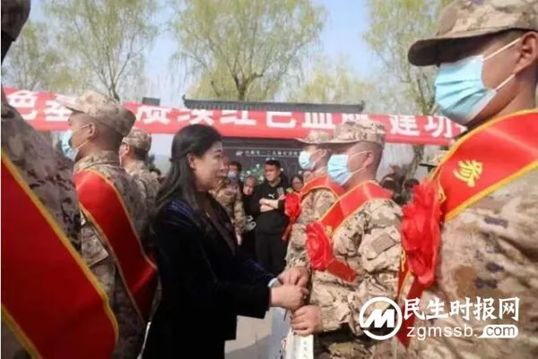三月送新兵 戎装踏征程