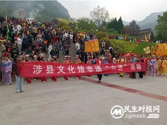 涉县非遗项目走进娲皇宫景区