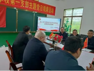 学习二十大精神 推进清廉学校建设——中共排头乡中心学校第一支部主题党日活动