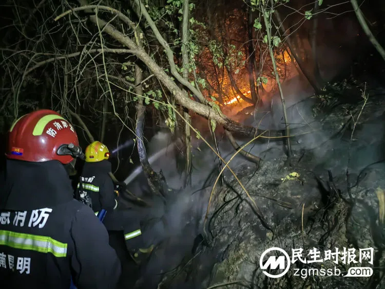 昆明消防全力以赴做好安宁“4.13”森林火灾扑救工作 昆明消防全力以赴做好安宁“4.13”森林火灾扑救工作