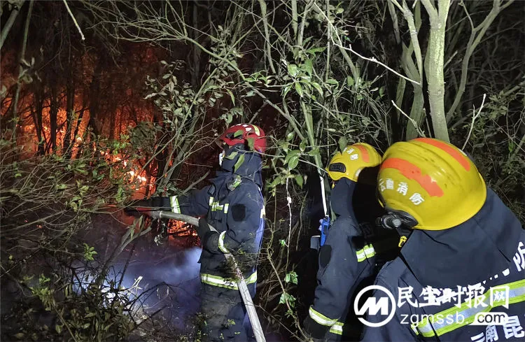 昆明消防全力以赴做好安宁“4.13”森林火灾扑救工作 昆明消防全力以赴做好安宁“4.13”森林火灾扑救工作