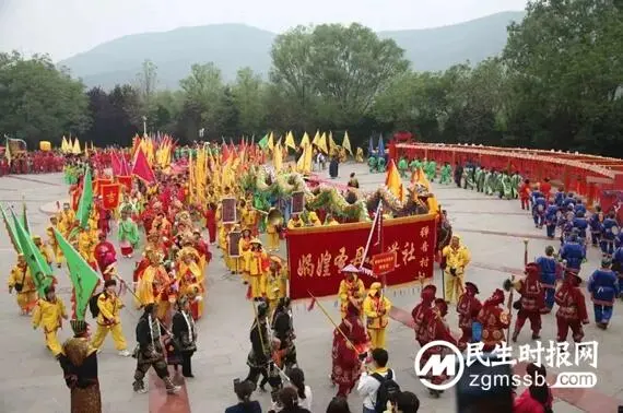 涉县非遗项目走进娲皇宫景区