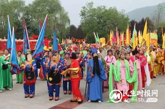 涉县非遗项目走进娲皇宫景区