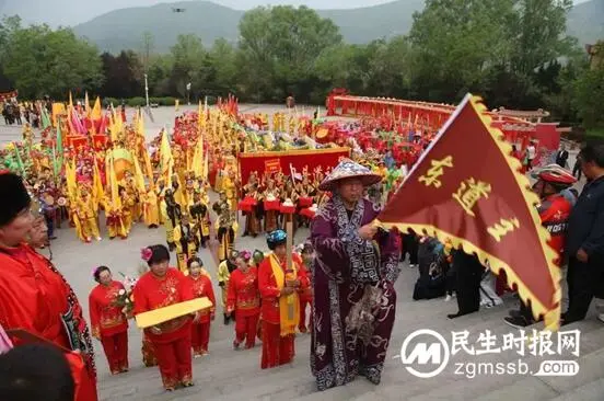 涉县非遗项目走进娲皇宫景区