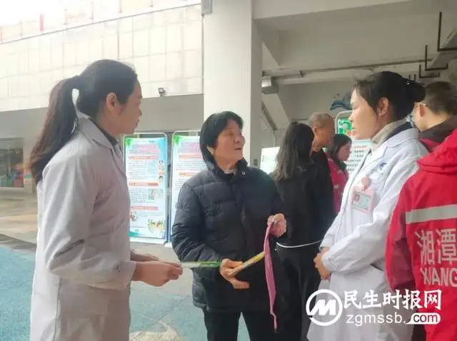 湘潭县人民医院开展“全国儿童预防接种日”宣传活动