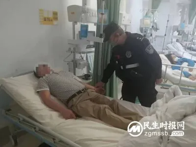 男子突发疾病就医途中求救 特警及时送医挽救生命