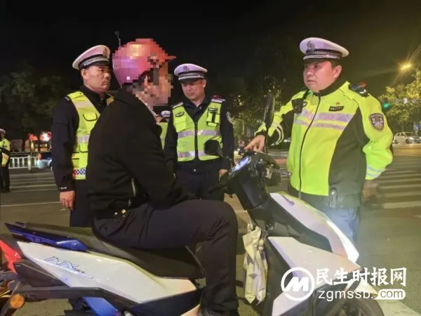 吕克军同志带队参加全市道路交通集中夜查整治行动