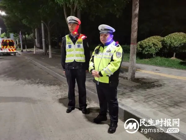 吕克军同志带队参加全市道路交通集中夜查整治行动