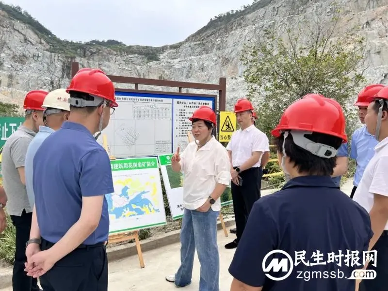 省自然资源厅来我市调研指导矿山管理