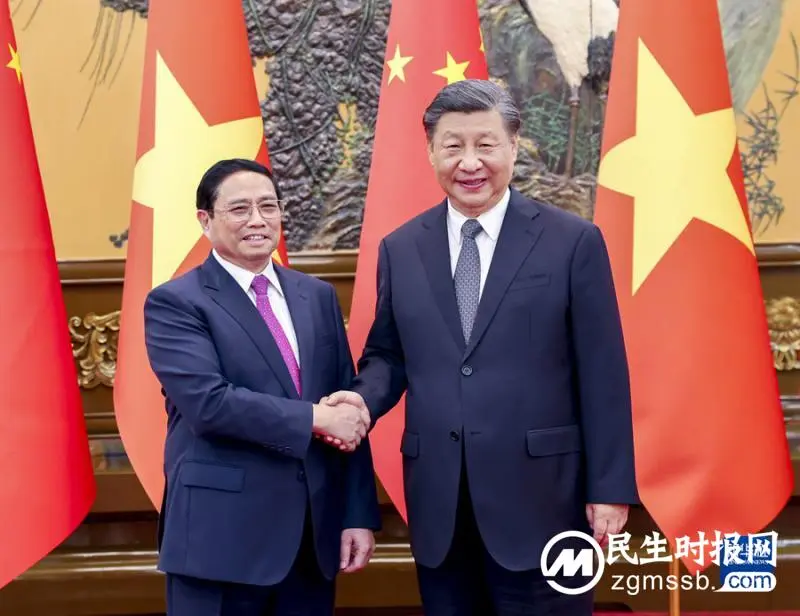 习近平会见越南总理范明政 习近平会见越南总理范明政