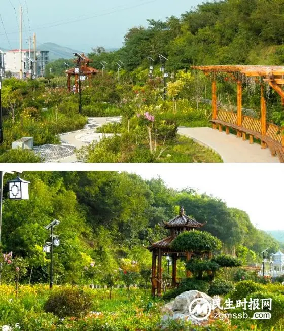 涉县马布村:沟渠变游园 村民笑开颜