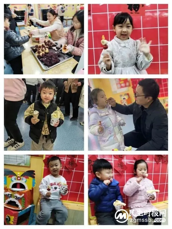 魏县县直幼儿园迎元旦系列之逛“庙会”活动
