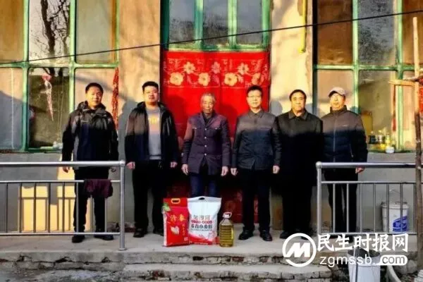 永年区慈善总会到王边村开展“冬季送温暖”活动