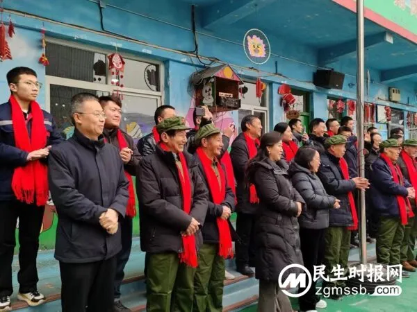 涉县爱国拥军联合会“军民一家亲 携手迎新春”联谊活动在小天使幼儿园举办