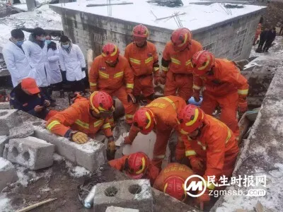 云南昭通镇雄县“1.22”突发山体滑坡,18户47人被埋
