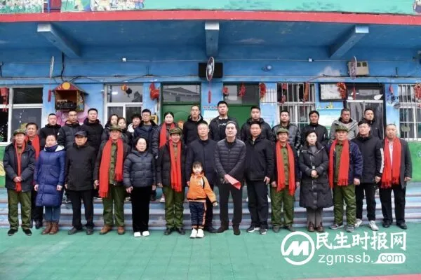涉县爱国拥军联合会“军民一家亲 携手迎新春”联谊活动在小天使幼儿园举办