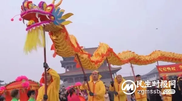 河北磁县：萌娃舞狮贺新春 文化惠民年味浓