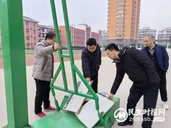 河北邯郸魏县第三小学开展开学前校园安全隐患排查工作 细排查 除隐患 保安全