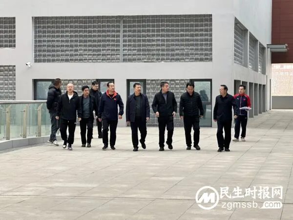 市运会准备时——邯郸市体育局领导来曲考察指导