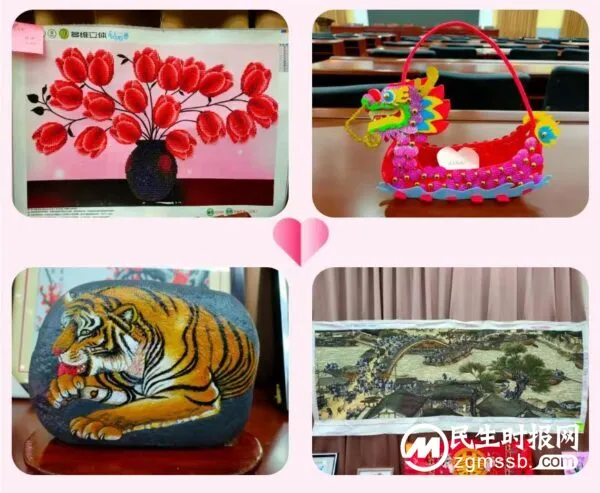 邯郸市中医院庆“三八节”系列活动——组织职工参观女职工手工作品展示